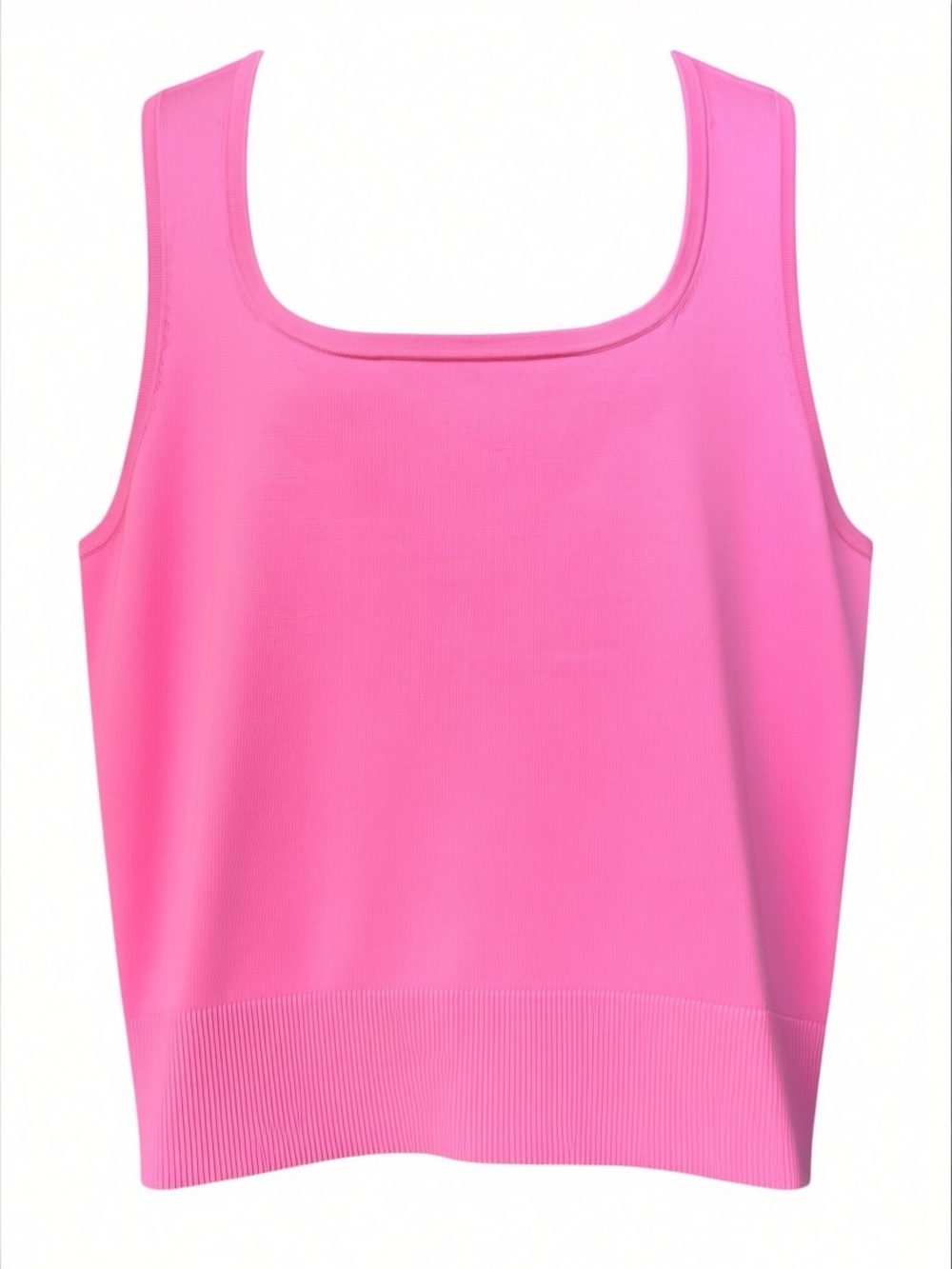 NWT Talbots Fine-Gauge Knit Rib-Knit Wide Waistband Tank Top Sweater‎
